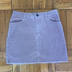 Forever 21 Dusty Rose Frayed Skirt! Size M